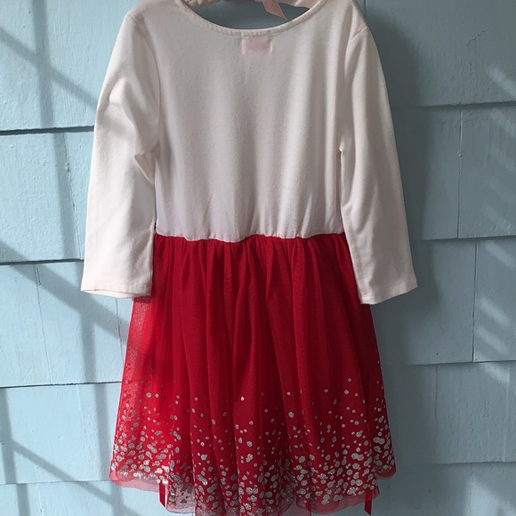 Pinky Los Angeles 7 Red & White Tulle Dress GUC Sparkle - Picture 11 of 12